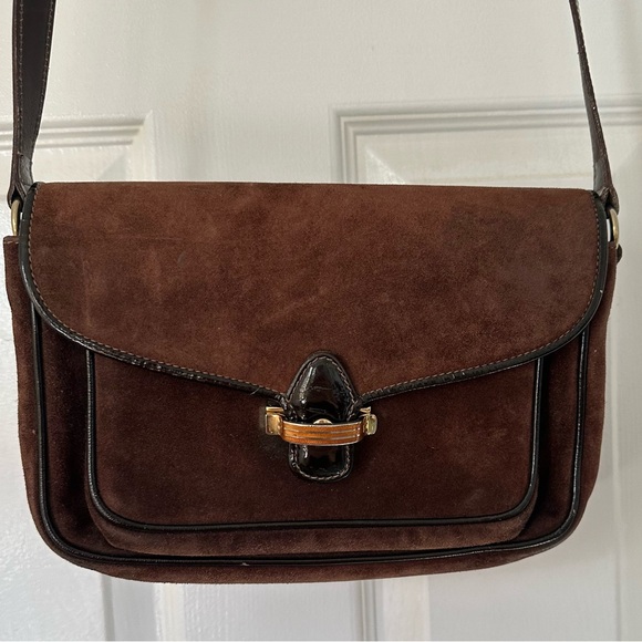 VINTAGE GUCCI CROSSBODY PURSE - Picture 1 of 16